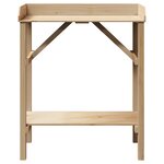Table de rempotage de jardin vidaXL 75x40x90 cm en bois de pin massif