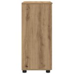 vidaXL Cabinet de salle de bain Chêne artisanal 60 x 35 x 80 cm