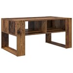 vidaXL Table basse Bois ancien 92 x 53 x 45 cm Bois d'ingénierie