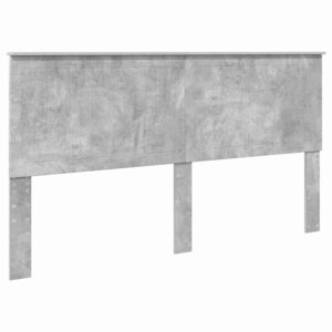 vidaXL Tête de lit Gris béton 180 cm Bois d'ingénierie