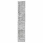 vidaXL Ensemble de Meubles 2 Pièces Gris béton Bois d'ingénierie
