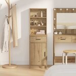 vidaXL Haut Armoire avec tiroir chêne artisanal 40 x 40 5 x 135 cm