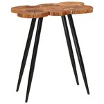 vidaXL Table de bar en rondins 90x54x105 cm bois d'acacia solide