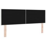 Headboard LED vidaXL en velours gris clair capitonné de 80 cm