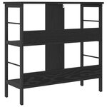 vidaXL Étagère Chêne noir 82 x 32 x 79 cm Bois d'ingénierie