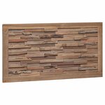 vidaXL Tête de lit Naturel Bois de teck massif
