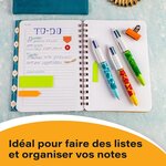 Lot de 3 Stylos Bille 4 Couleurs Velours BIC