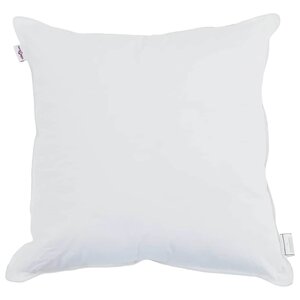 vidaXL Oreiller avec oreiller Blanc 50 x 50 cm Coton