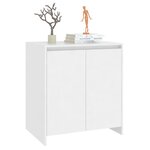 vidaXL Buffet Blanc 70x41x75 cm Bois d'ingénierie