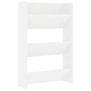 vidaXL Armoire à chaussures murale Blanc 60x18x90 cm Aggloméré