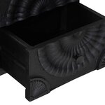 vidaXL Meuble TV avec tiroir avec étagère Noir 105 x 30 x 54 cm