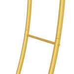 vidaXL Arche de mariage Doré 220 x 45 x 200 cm Acier