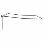 vidaXL Auvent Anthracite 4 5 × 3 m Métal