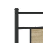 vidaXL Cadre de lit sans matelas chêne sonoma 80x200 cm