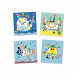 Djeco DJ08931 - Créer des animaux marins avec des stickers