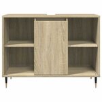 vidaXL Armoire salle de bain chêne sonoma 80x33x60cm bois d'ingénierie