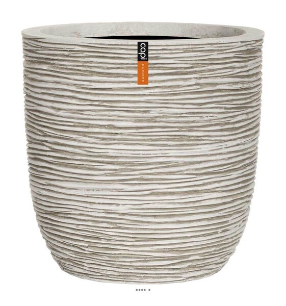 Bac fibres et magnesium hany ext. Eggpot d 28 x h26 cm sable - dimhaut: h 26 cm - couleur: sable