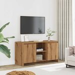 vidaXL Meuble TV chêne artisanal 102x37 5x52 5 cm bois d'ingénierie