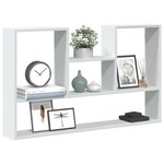 vidaXL Étagère murale blanc 99x15x60 cm bois d'ingénierie