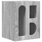 vidaXL Table de chevet 2 Pièces Gris Sonoma 40 x 35 x 50 cm