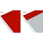 Bloc-notes A5 80 feuilles Quadrillé 80g Rouge OXFORD