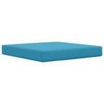 vidaXL Coussin de canapé d'extérieur 3 Pièces Bleu royal Polyester