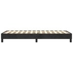 vidaXL Cadre de lit Noir 90x200 cm Velours