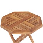 Vidaxl table pliable de jardin 45x45x45 cm bois de teck solide