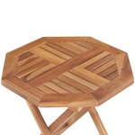 vidaXL Table pliable de jardin 45x45x45 cm Bois de teck solide