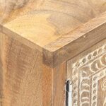 vidaXL Table basse 90x50x35 cm Bois solide de manguier