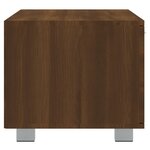 vidaXL Meuble TV Chêne marron 120x40 5x35 cm Bois d'ingénierie