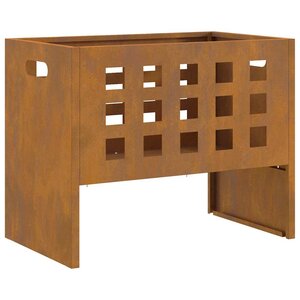 vidaXL Braise Marron 50 x 30 x 40 cm Acier