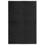 vidaXL Paillasson lavable Noir 120x180 cm