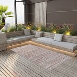 Vidaxl tapis d'extérieur marron 190x290 cm pp