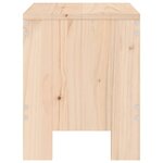 vidaXL Tabourets de jardin lot de 2 40x36x45 cm bois massif de pin