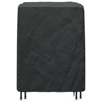 vidaXL Housse pour mobilier d'extérieur Noir 116 x 100 x 120 cm 600D