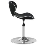 vidaXL Tabouret de bar Noir Similicuir