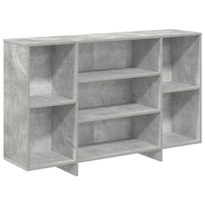 vidaXL Buffet gris béton 120x30x75 cm bois d'ingénierie