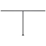 vidaXL Auvent automatique sur pied 400x350 cm Anthracite