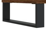vidaXL Table basse chêne marron 50x46x50 cm bois d'ingénierie