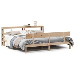 vidaXL Cadre de lit sans matelas 200x200 cm bois massif de pin