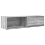 vidaXL Meuble TV sonoma gris 100x31x25 5 cm bois d'ingénierie