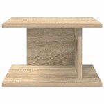 vidaXL Table de chevet 2 Pièces Chêne Sonoma 40 x 30 x 25 cm