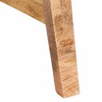 vidaXL Table de Toilette Marron 90 x 76 x 45 cm Bois de mangue massif