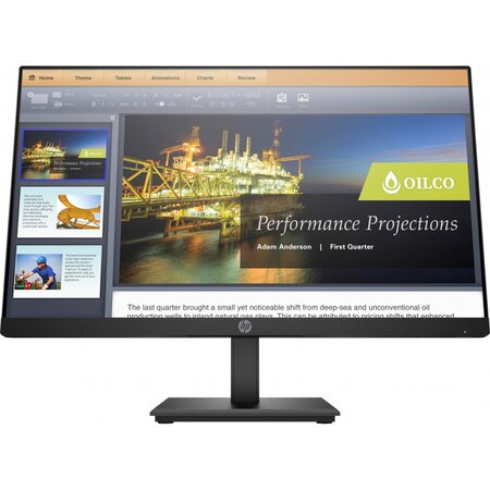 Hp monitor p224 de 21 5 pulgadas 54 6 cm (21.5") 1920 x 1080 pixels full hd led noir