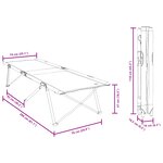 vidaXL Lits de soleil pliables avec sacs de transport 2 Pièces Motif feuillage 600D Tissu Oxford