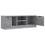vidaXL Meuble TV Sonoma gris 102x35x36 5 cm Bois d'ingénierie
