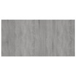 vidaXL Tête de lit Sonoma gris 160x1 5x80 cm Bois d'ingénierie