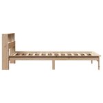 vidaXL Lit bibliothèque sans matelas 75x190 cm bois de pin massif