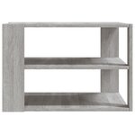 vidaXL Table basse sonoma gris 59 5x59 5x40 cm bois d'ingénierie